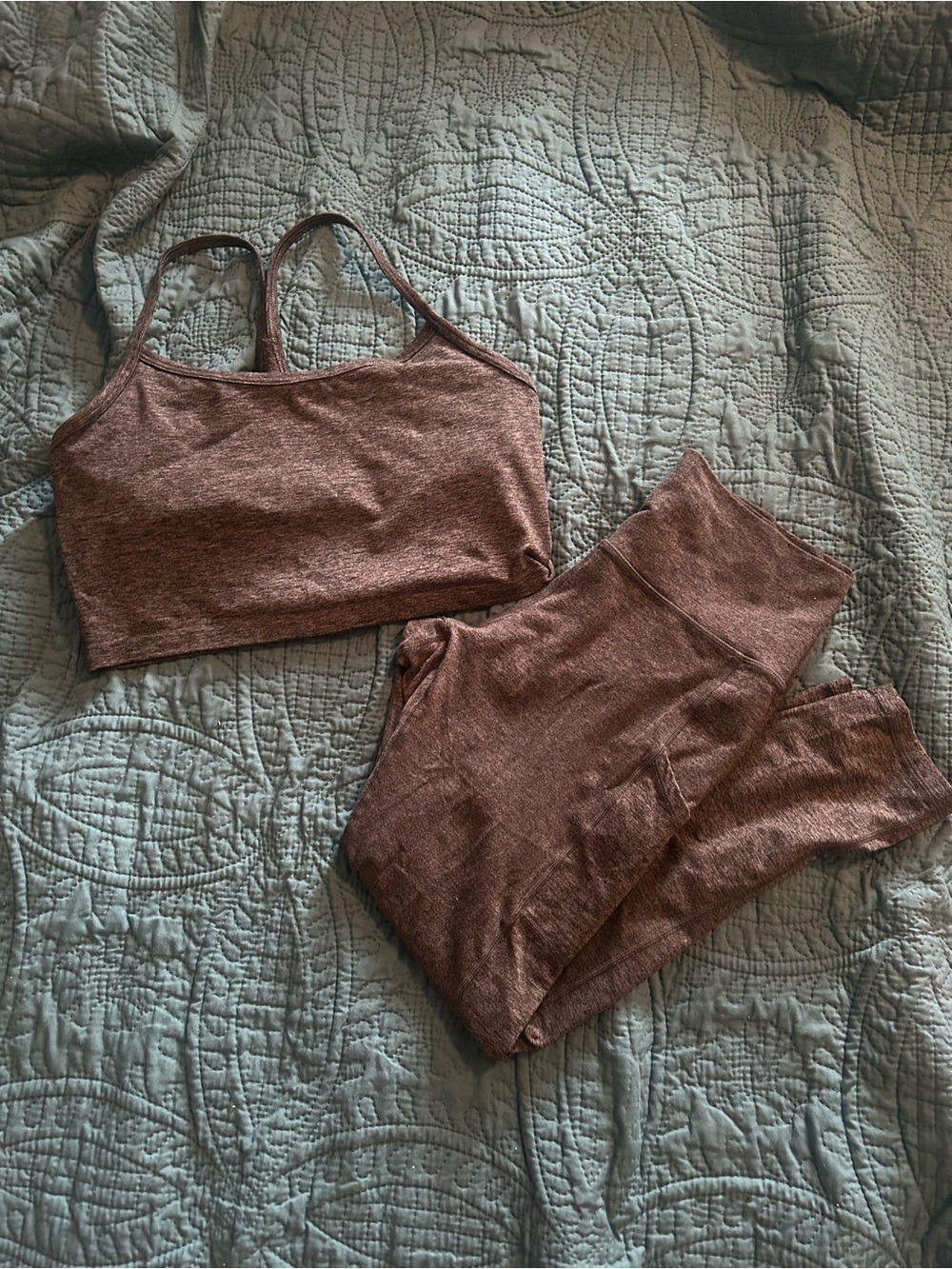 Aerie Offline Sports Bra & Leggings Set - grey